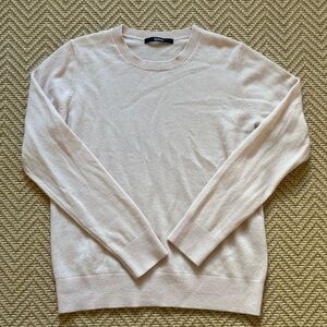 Quince Pale Pink 100% cashmere sweater